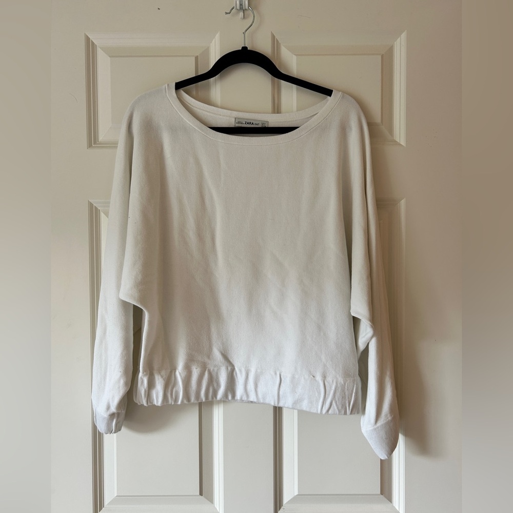 Zara Elastic Hem Top M